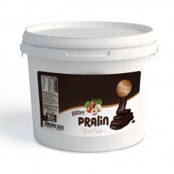 A bucket of milk chocolate