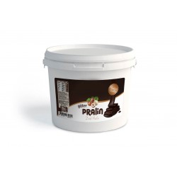 A bucket of milk chocolate