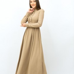 Long Beige Dress