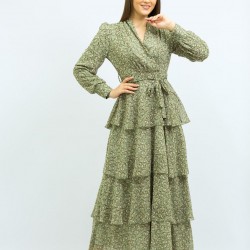 Patterned Green Dress Patterned Green Dress