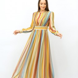 patterned  colorfull Dress