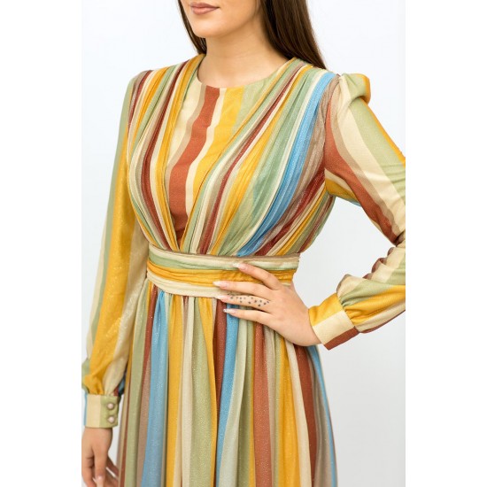patterned  colorfull Dress