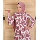 Floral Bordo Dress