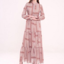 Patterned Rose Dress