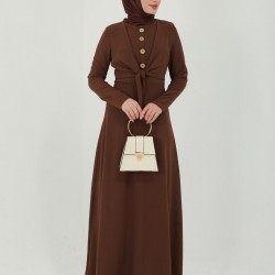 Long Brown Dress