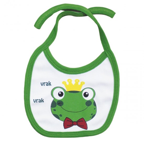  Newborn baby bib from the frog