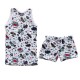 Boxer suit for boys racing undershirt
