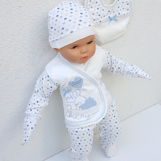 Chery Heart Erkek Bebek Outlet Hastane Seti