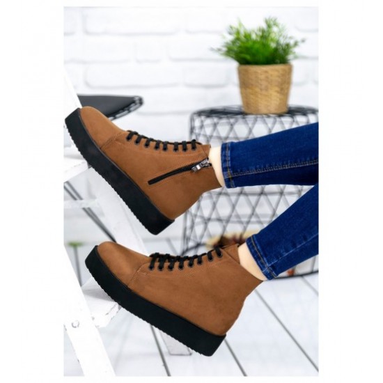 Aless Tan Suede Boots