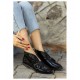 Branx Black Patent Leather Boots