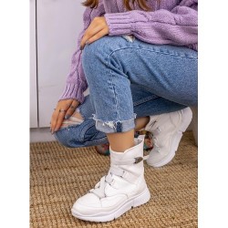 Braya White Skin Boots Braya White Skin Boots