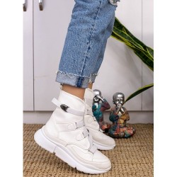 Braya White Skin Boots Braya White Skin Boots