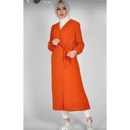 Long Orange Tunik 