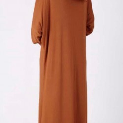 One Piece Prayer Brown Dress 
