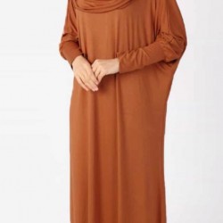 One Piece Prayer Brown Dress 