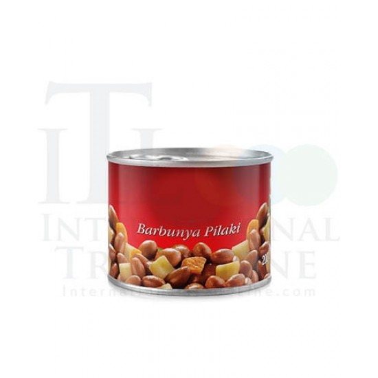 Canned food, red mullet turkish beans 