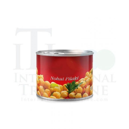 Canned foods ready-made chickpeas