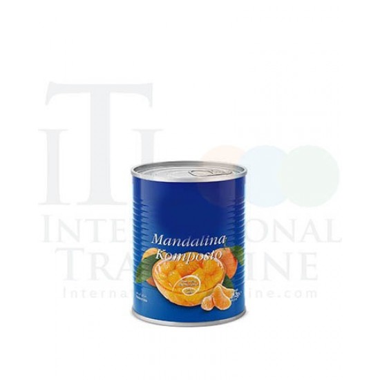 Canned foods ready Mandelin tins
