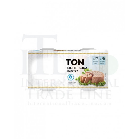 Canned foods ready-to-eat Tuna Lite oil-free
