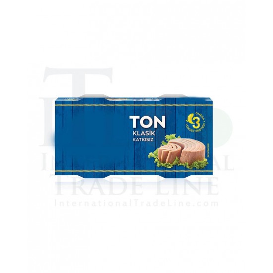 Canned ready-to-eat classic tuna, without additions