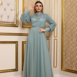 Mint color Tulle Dress 