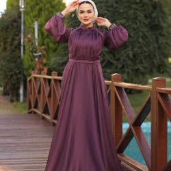 Long Purple Dress 