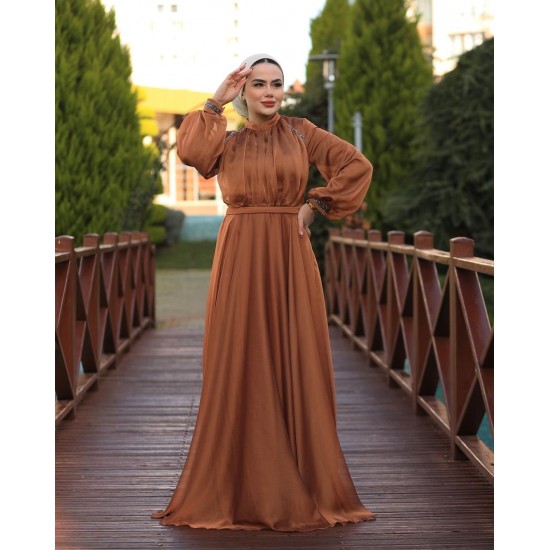 Long Brown Dress