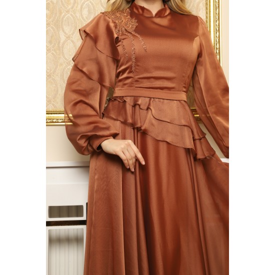 Long Brown Dress 