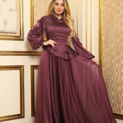 Long Dark Purple Dress  Long Dark Purple Dress