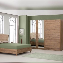 Turkish bedroom with excellent wood quality  Turkish bedroom with excellent wood quality