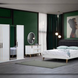 Turkish bedroom with excellent wood quality  Turkish bedroom with excellent wood quality