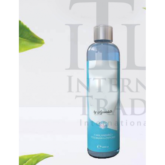 Lotion for skin care with ice technology