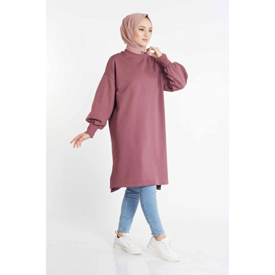 Balloon Sleeve Sport  Milky Rose Tunic