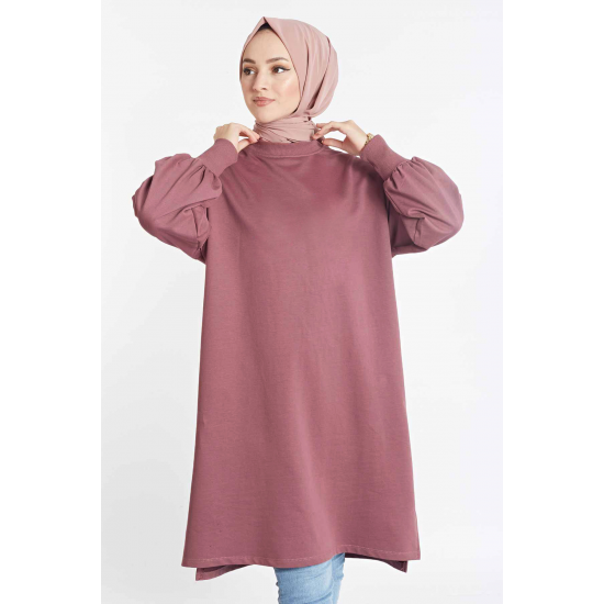 Balloon Sleeve Sport  Milky Rose Tunic