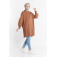 Balloon Sleeve Sport Coffee color Tunic Balloon Sleeve Sport Coffee color Tunic
