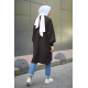 Balloon Sleeve Sport Tunic Black Balloon Sleeve Sport Tunic Black