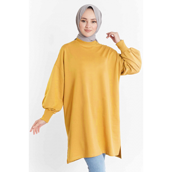 Balloon Sleeve Sport Yellow Tunic Balloon Sleeve Sport Yellow Tunic