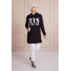 BTS Letter Printed Sports Sweat Black Color BTS Letter Printed Sports Sweat Black Color