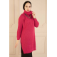 Oversize Knitted Fuchsia Sweater Oversize Knitted Fuchsia Sweater
