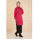 Oversize Knitted Fuchsia Sweater Oversize Knitted Fuchsia Sweater