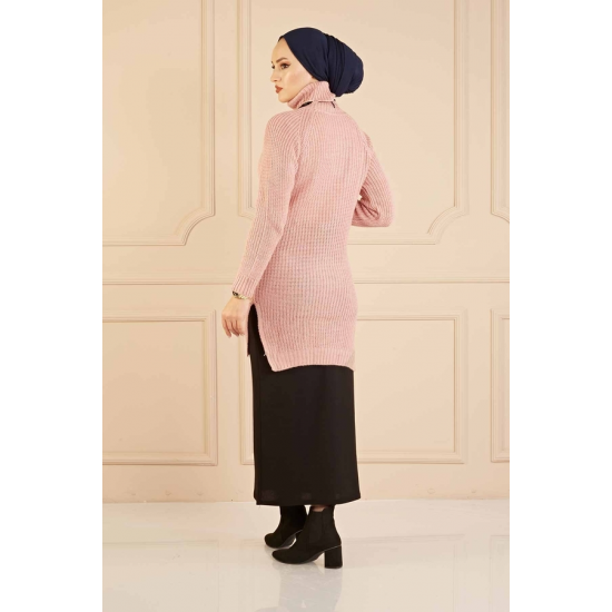 Oversize Knitted Pink Sweater Oversize Knitted Pink Sweater