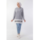 Hooded Sport Grey Sweat