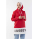 Hooded Sport Red Sweat