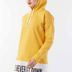 Hooded Sport Yellow Sweat Hooded Sport Yellow Sweat