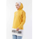 Hooded Sport Yellow Sweat