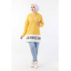 Hooded Sport Yellow Sweat