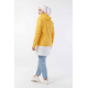 Hooded Sport Yellow Sweat