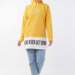 Hooded Sport Yellow Sweat Hooded Sport Yellow Sweat