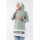 Hooded Sport Mint Sweat