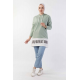 Hooded Sport Mint Sweat